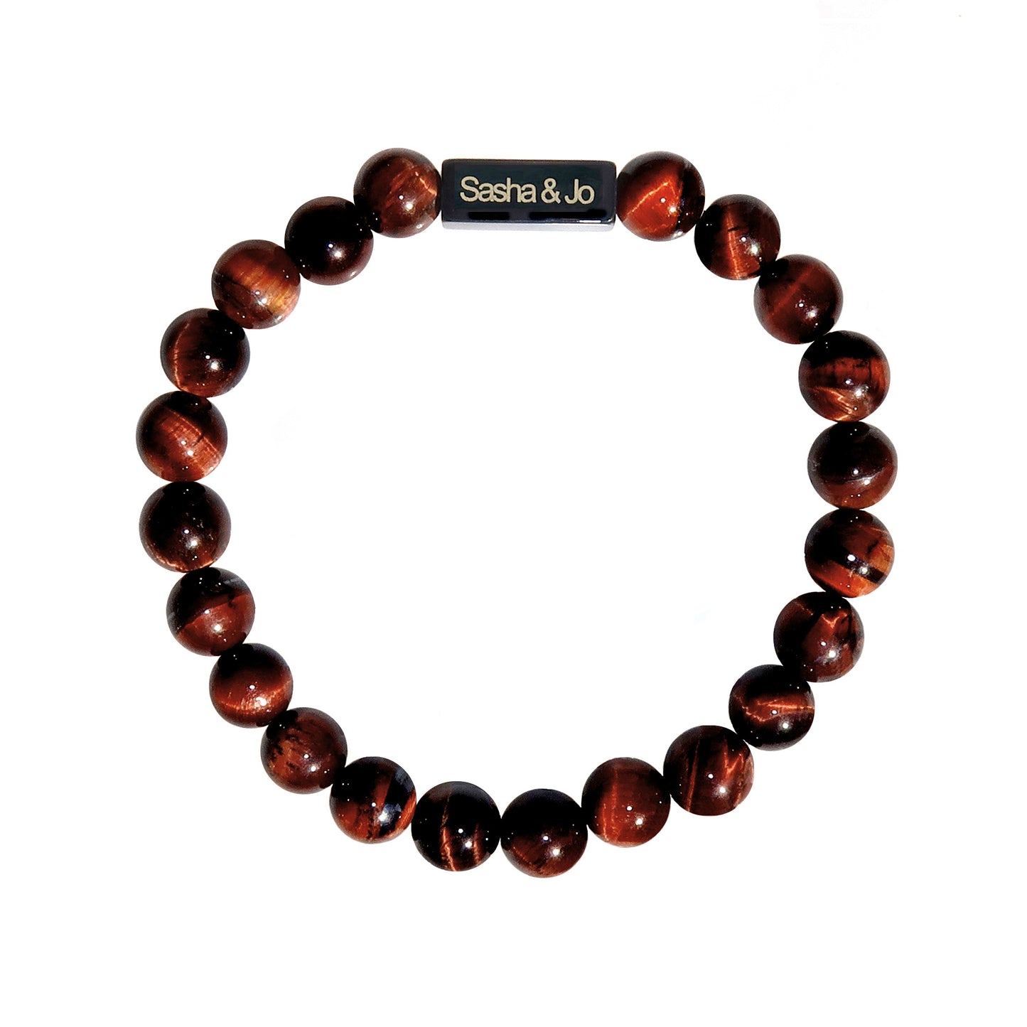 Sasha & Jo brown tiger eye beads bracelet