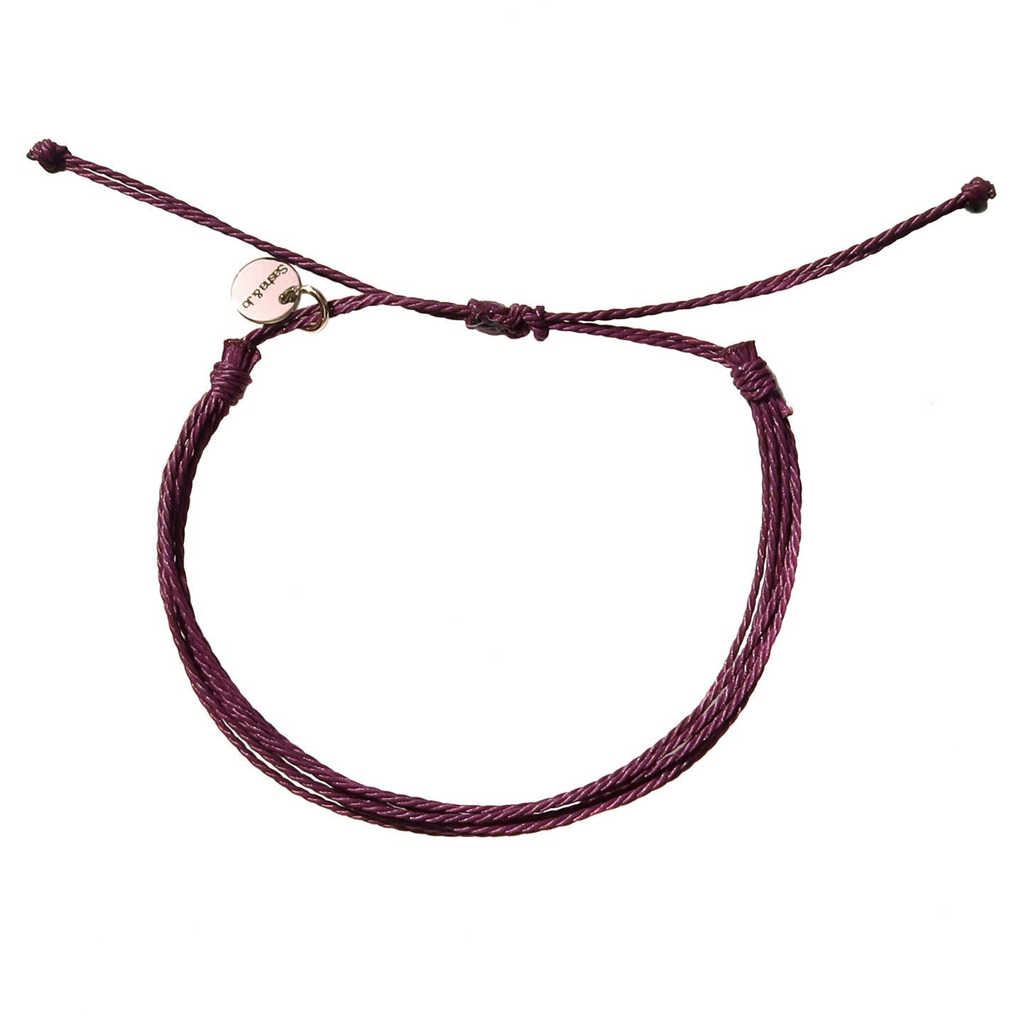 Sasha & Jo chocolate brown friendship bracelet