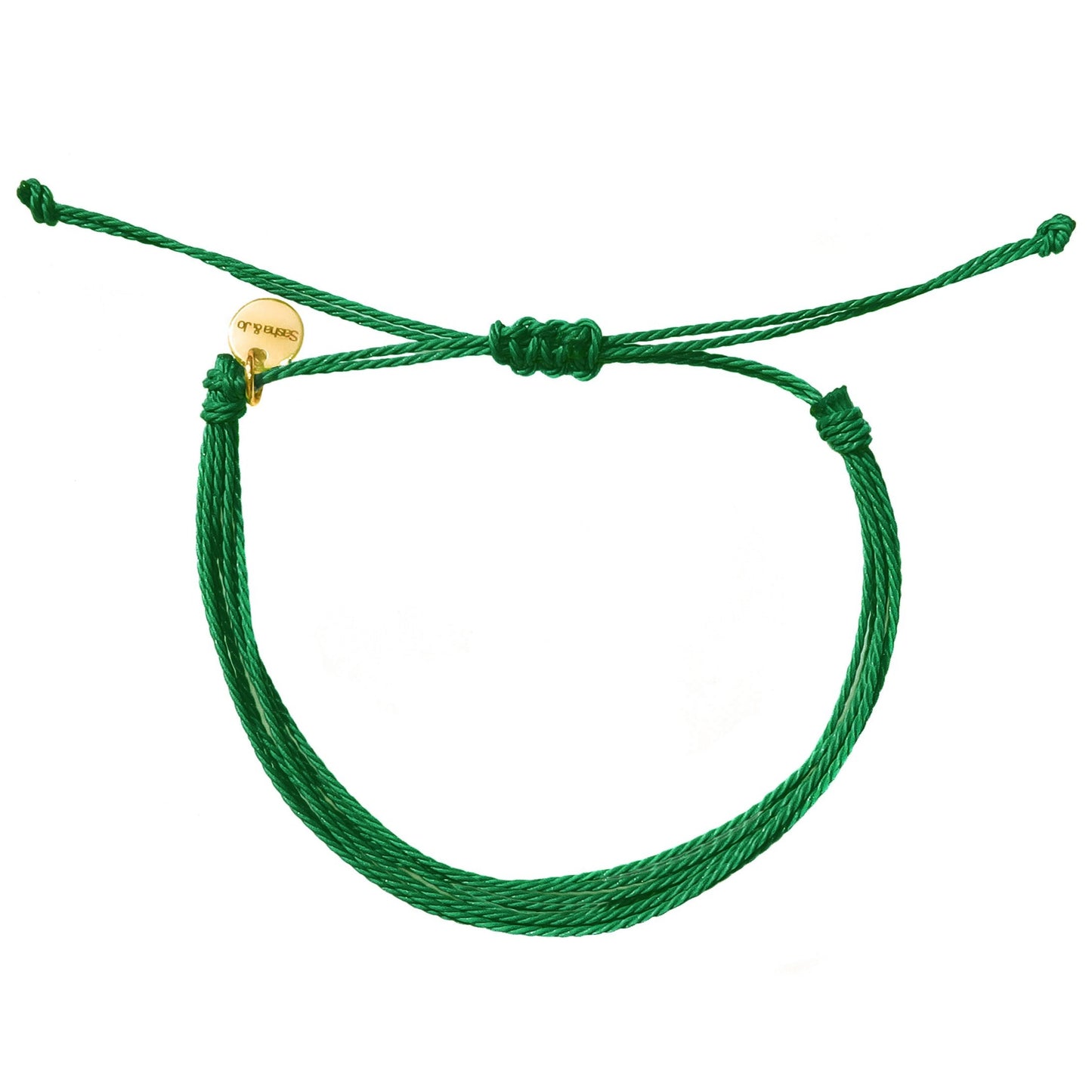 Sasha & Jo emerald green friendship bracelet