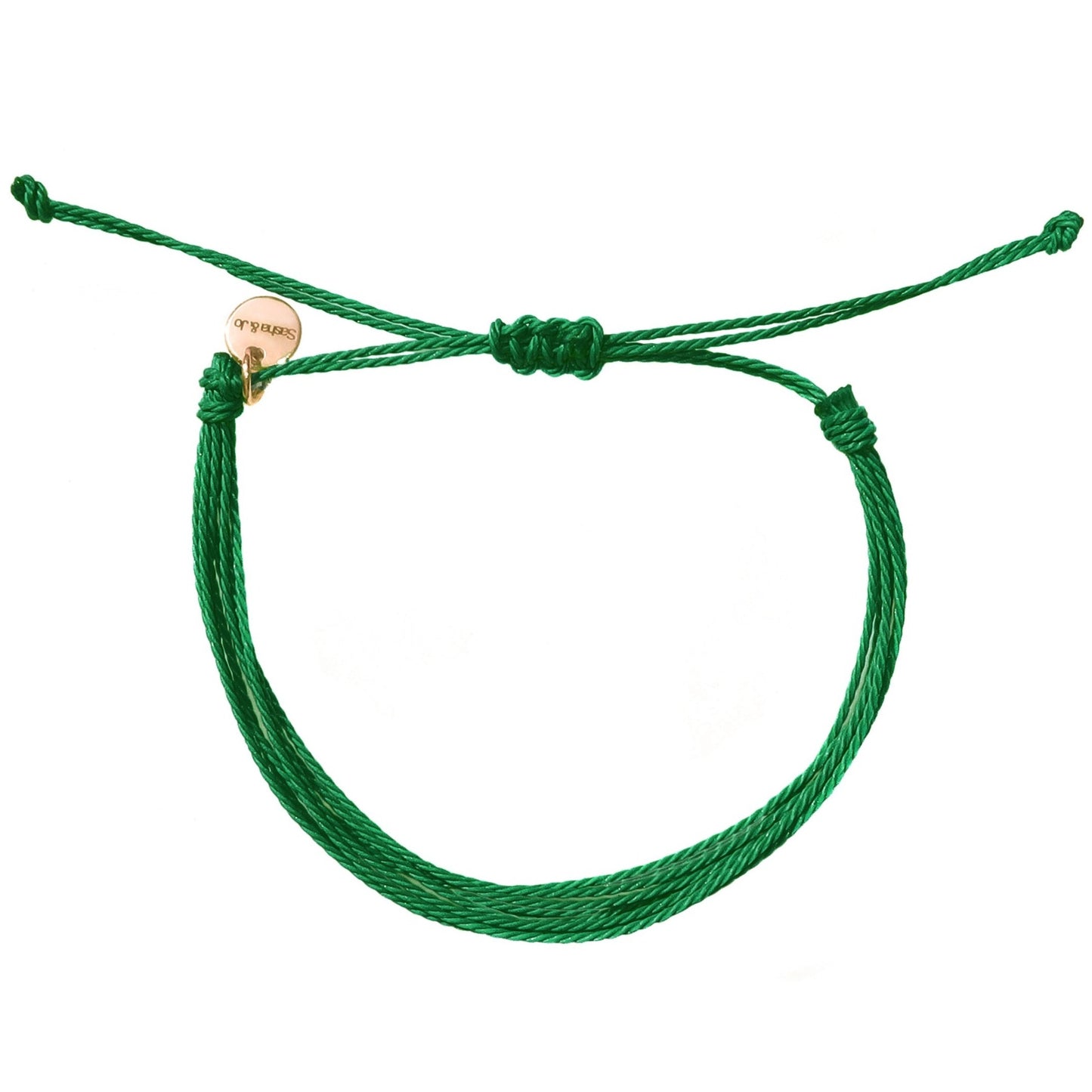 Sasha & Jo emerald green friendship bracelet