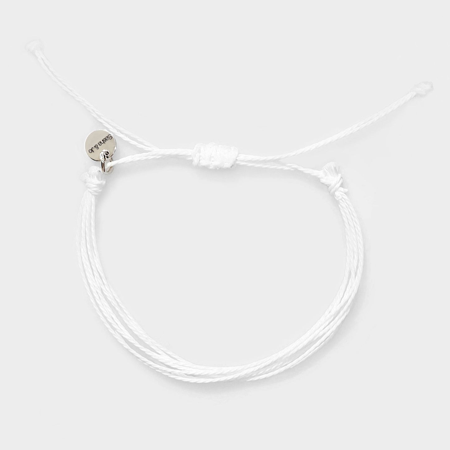Sasha & Jo glacier white friendship bracelet
