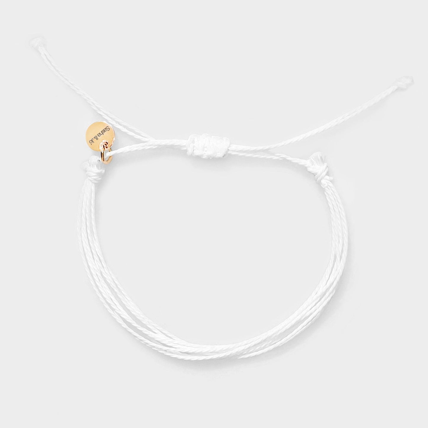 Sasha & Jo glacier white friendship bracelet