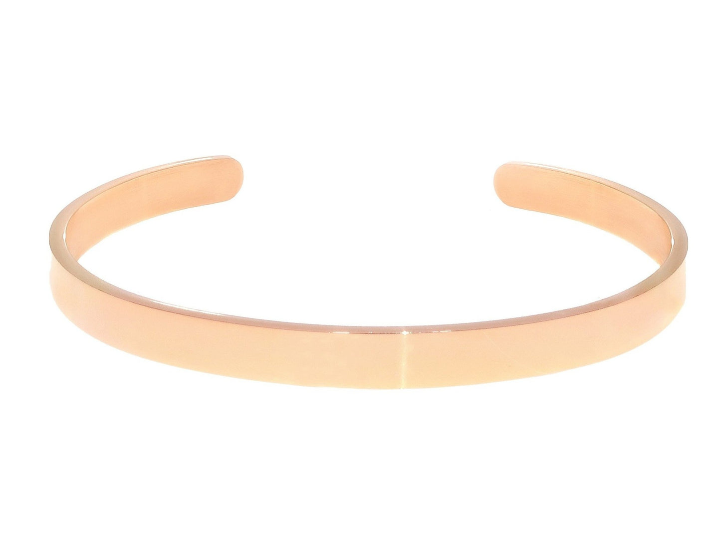Sasha & Jo rose gold stainless steel cuff