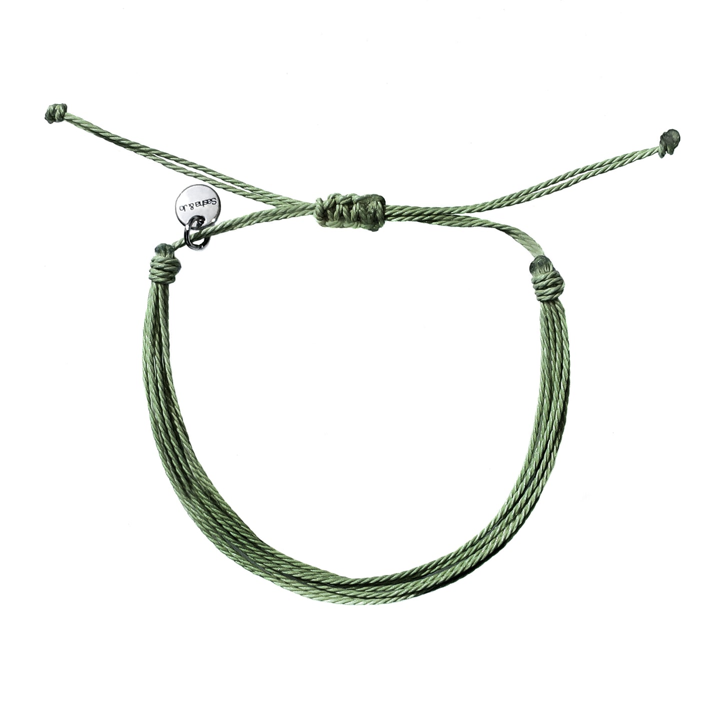 Sasha & Jo khaki friendship bracelet