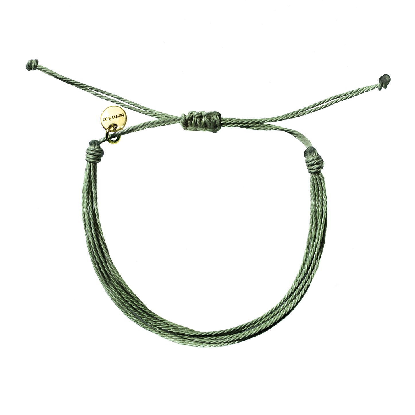Sasha & Jo khaki friendship bracelet