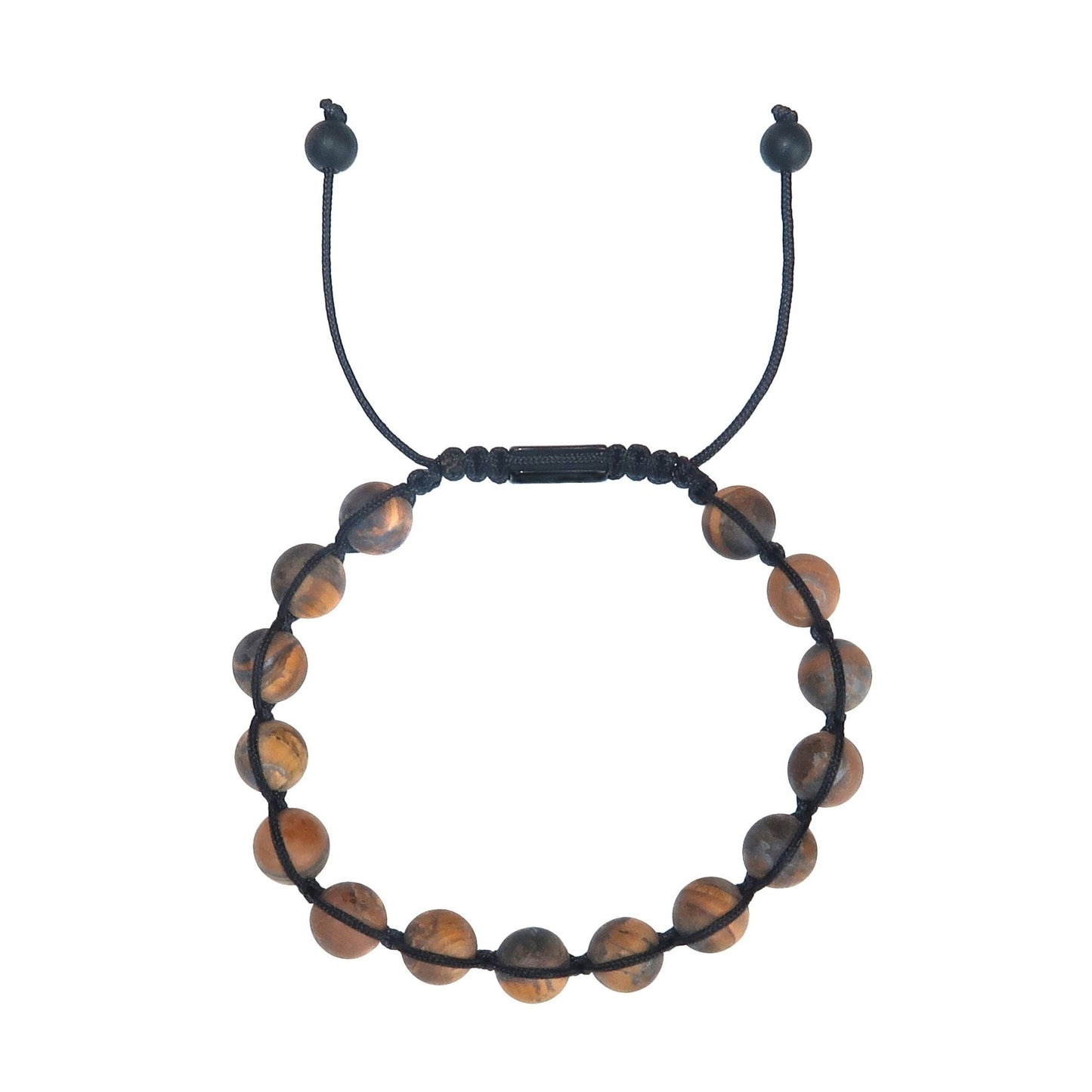 Sasha & Jo mat tiger eye cord bracelet