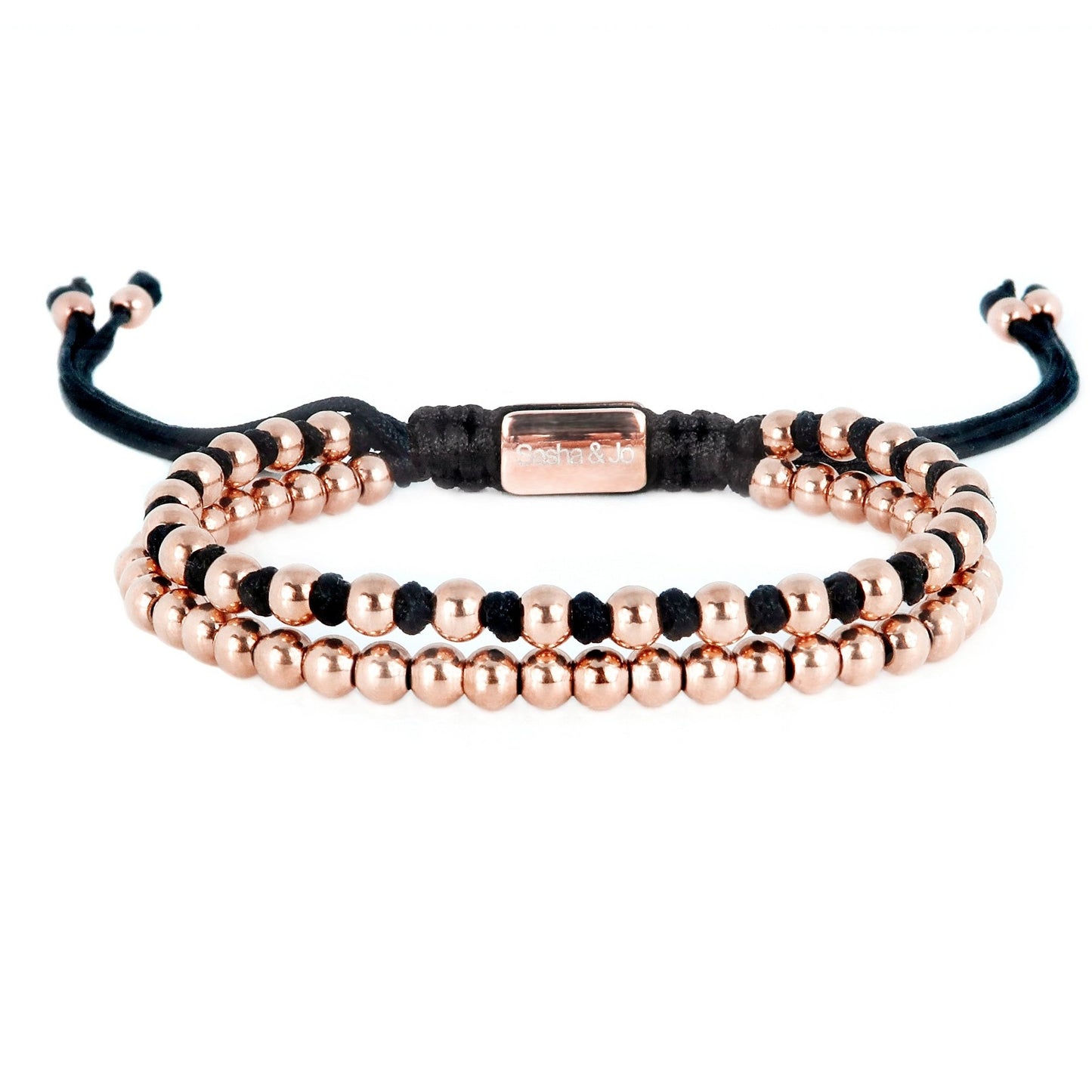 Sasha & Jo rose gold beads bracelet