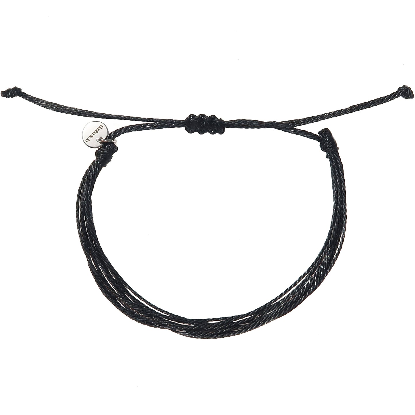 Sasha & Jo black friendship bracelet