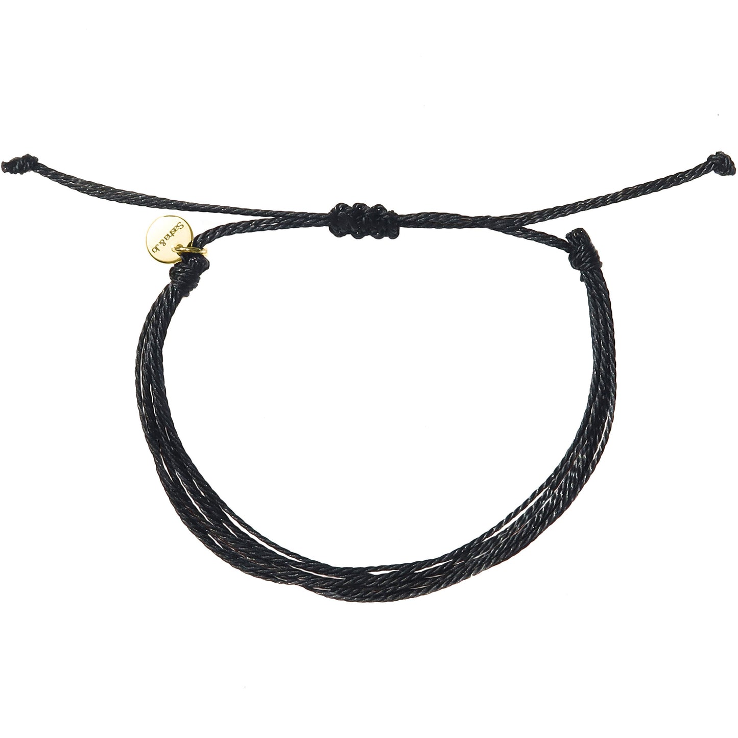 Sasha & Jo black friendship bracelet