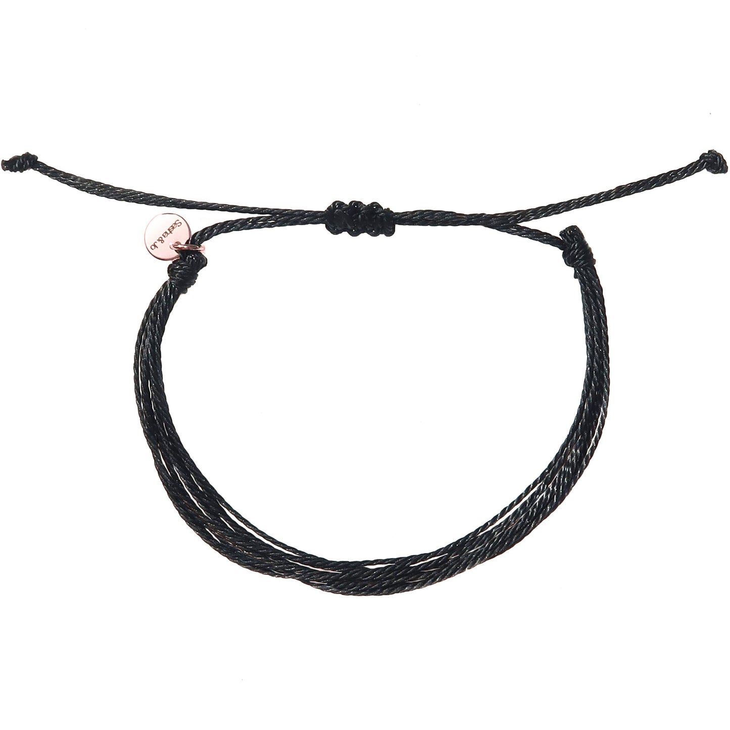 Sasha & Jo black friendship bracelet
