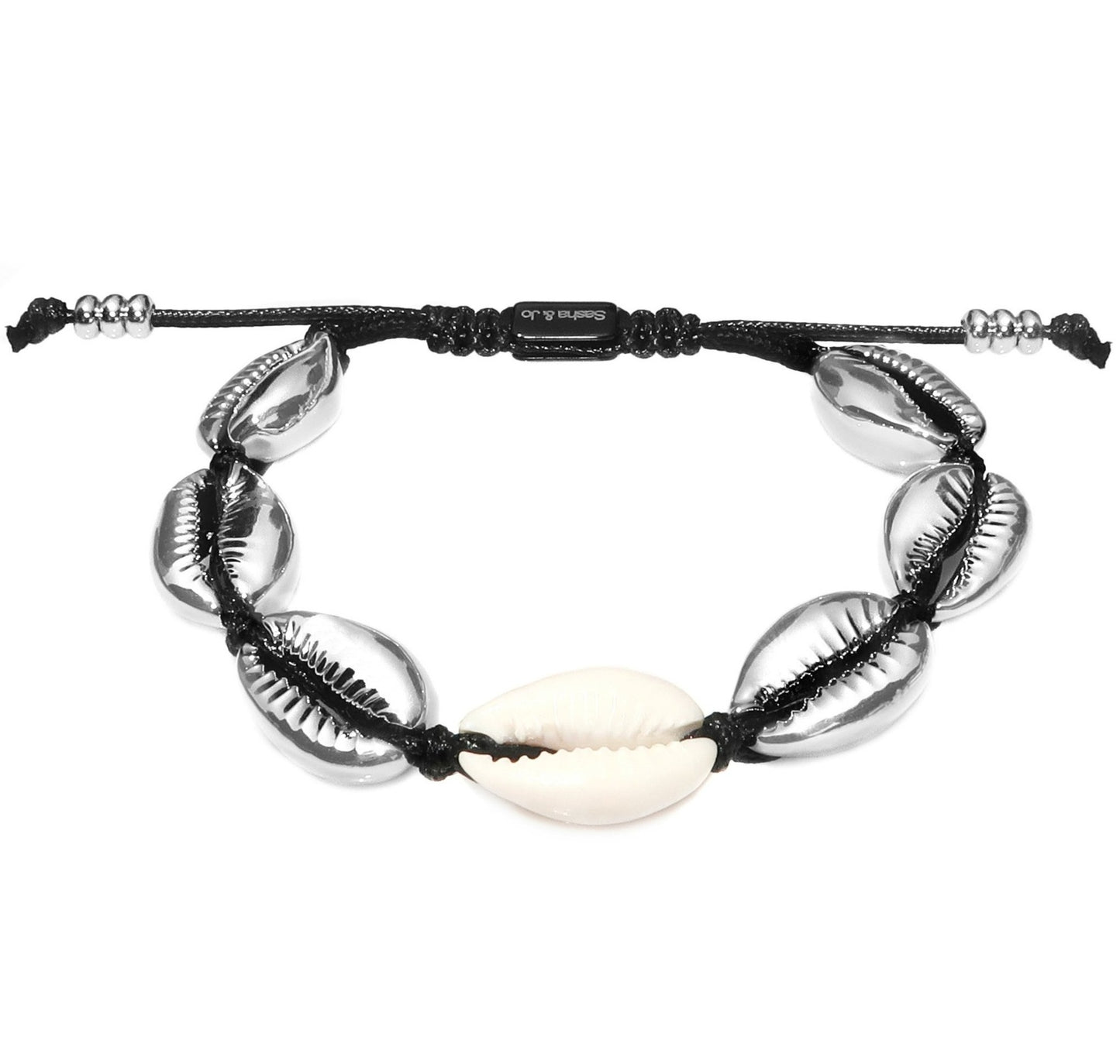 Sasha & Jo natural cowrie shell bracelet