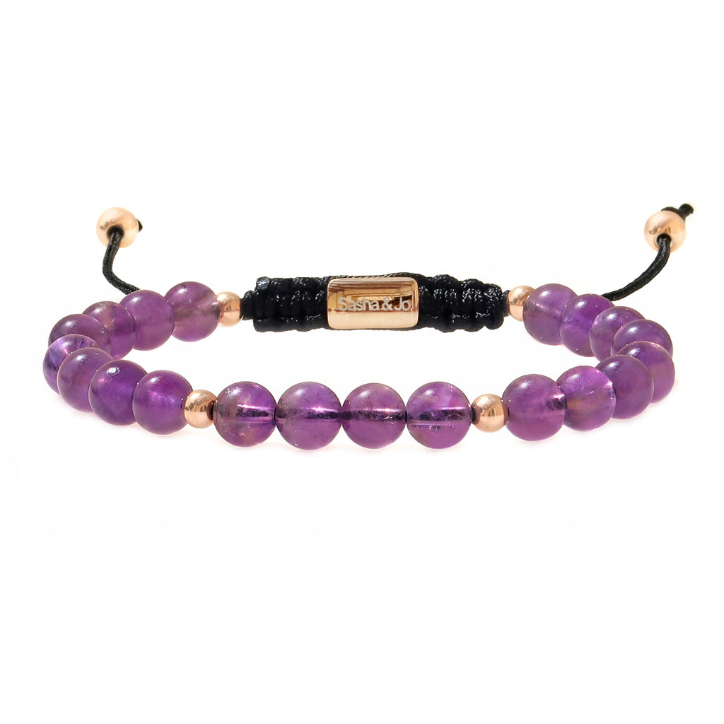 Sasha & Jo amethyst bracelet