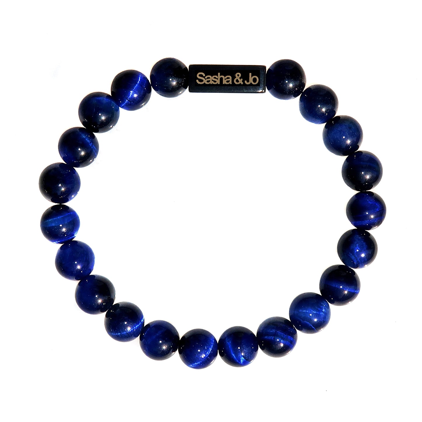Sasha & Jo blue tiger eye beads bracelet