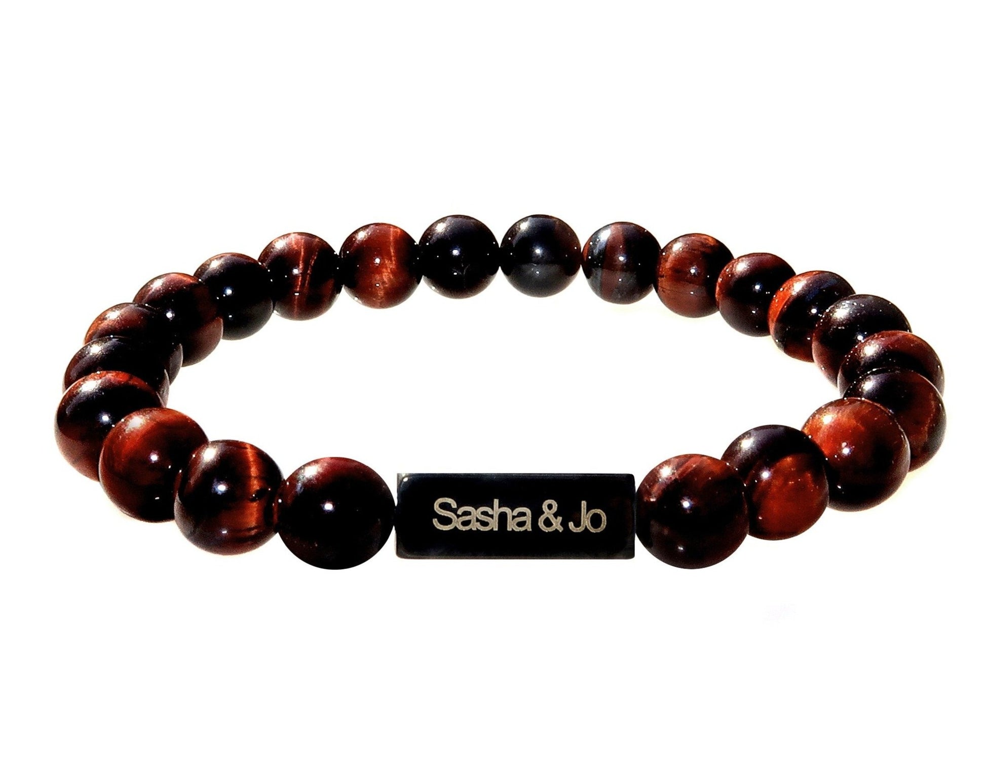 Sasha & Jo brown tiger eye beads bracelet