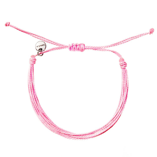 Sasha & Jo bubble gum pink friendship bracelet