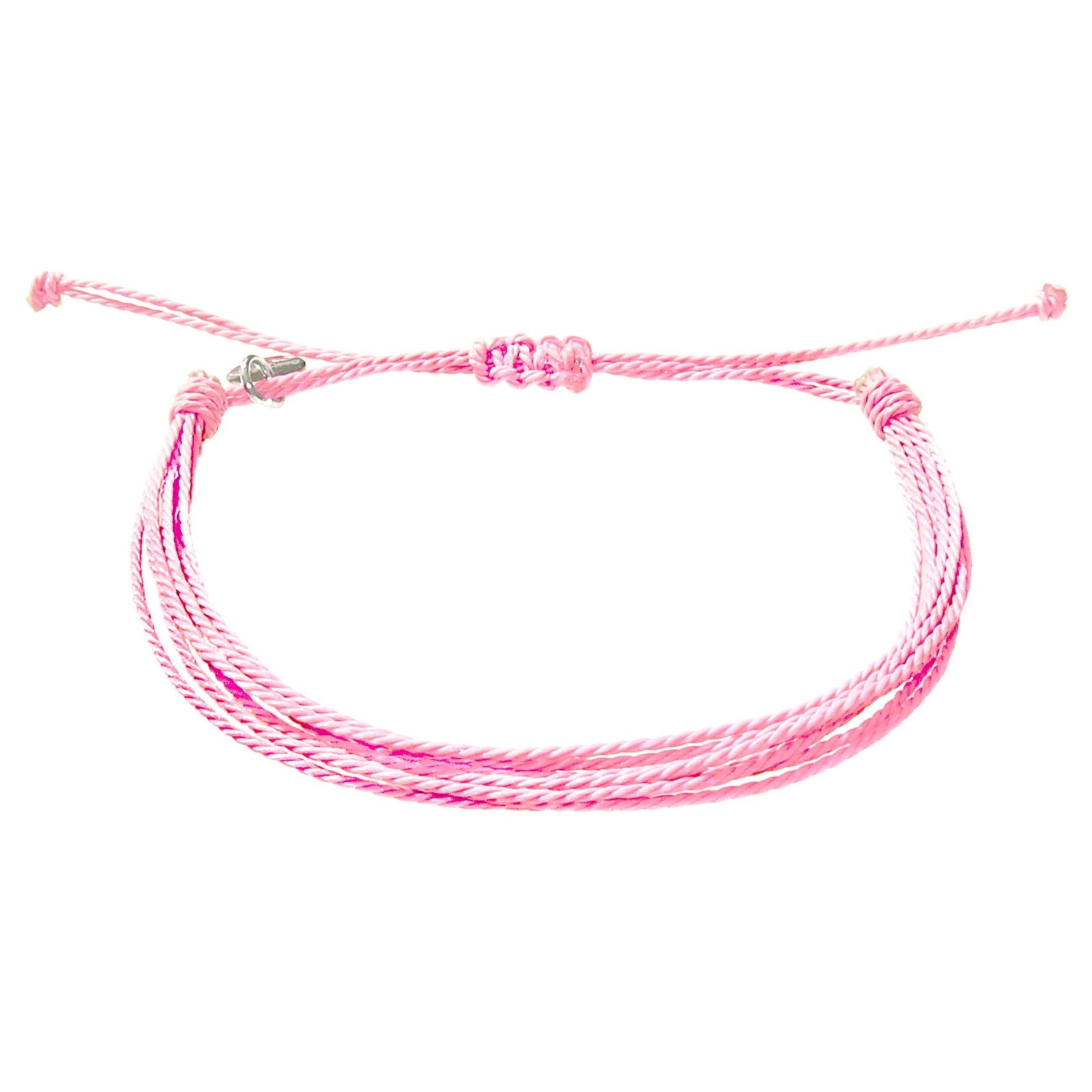 Sasha & Jo bubble gum pink friendship bracelet