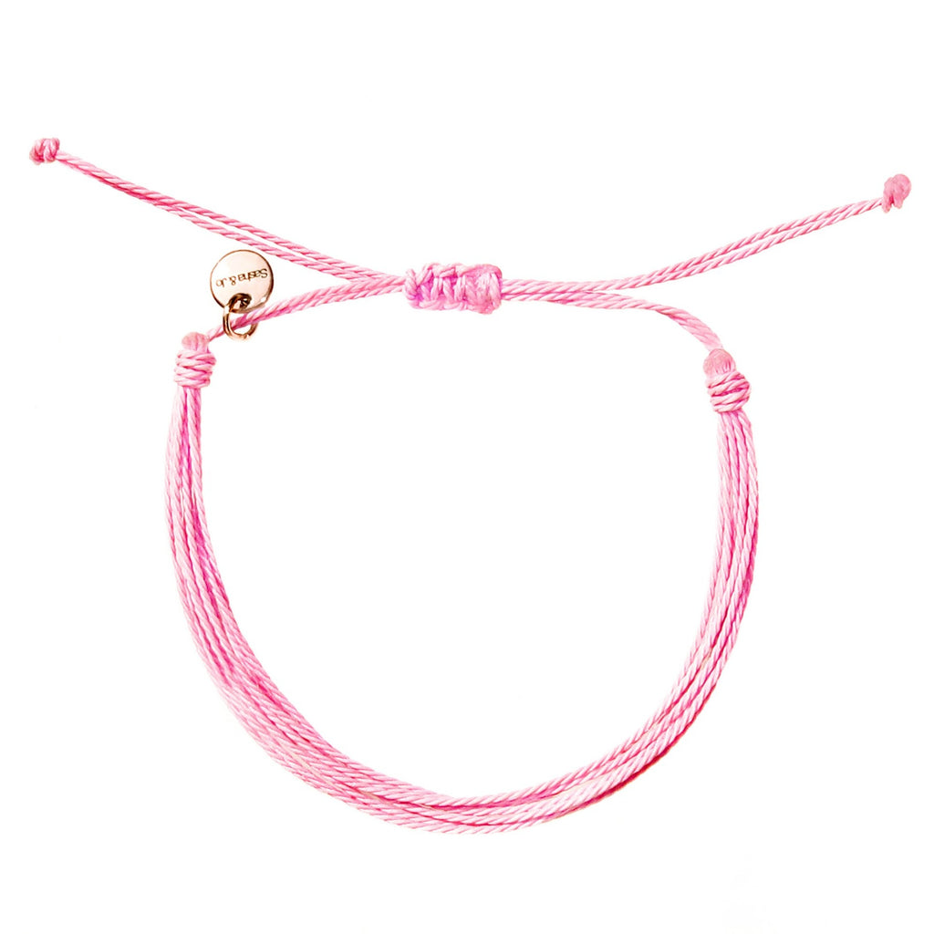 Sasha & Jo bubble gum pink friendship bracelet