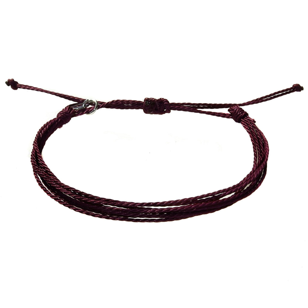 Sasha & Jo charcoal brown friendship bracelet