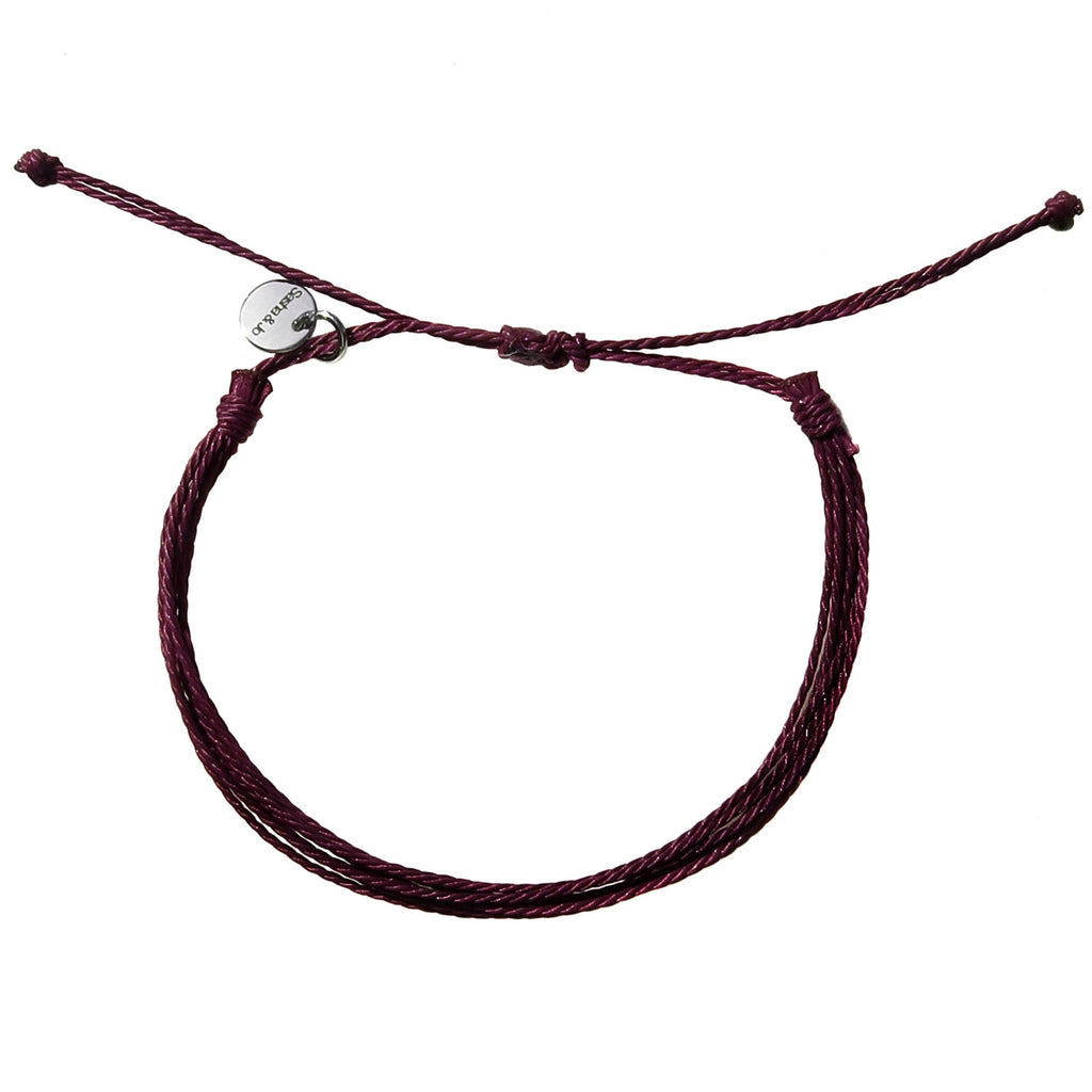 Sasha & Jo charcoal brown friendship bracelet