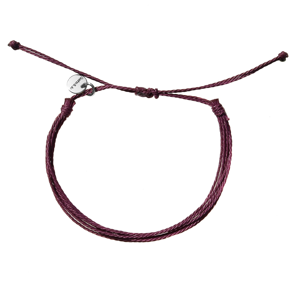 Sasha & Jo chocolate brown friendship bracelet