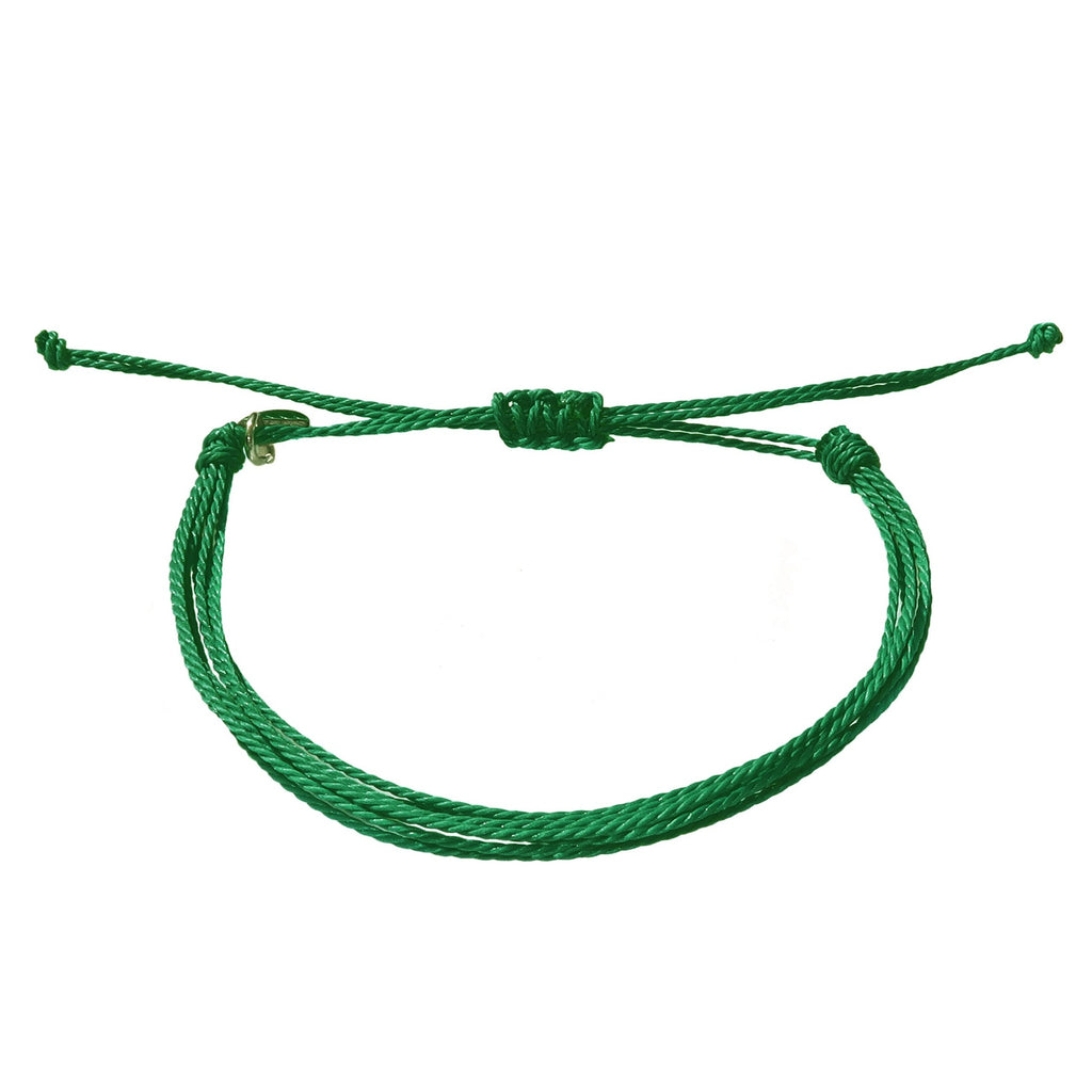 Sasha & Jo emerald green friendship bracelet