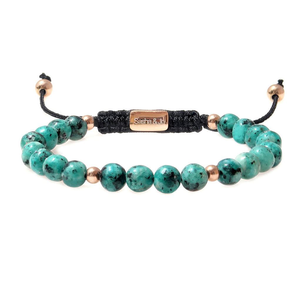 Sasha & Jo emerald green bracelet