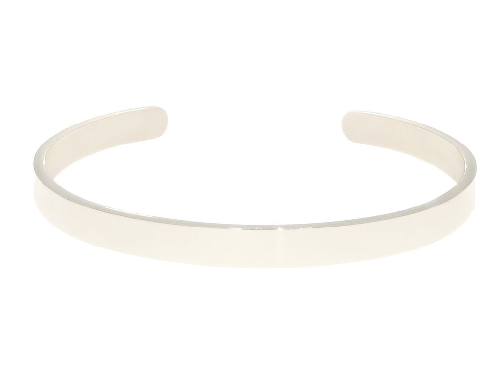 Sasha & Jo silver stainless steel cuff