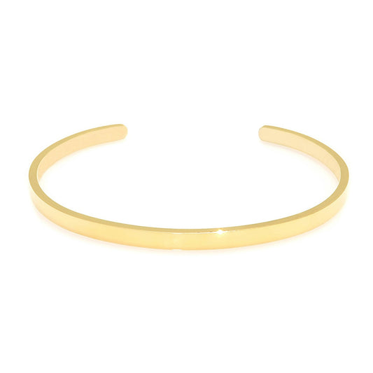 Sasha & Jo gold stainless steel slim cuff