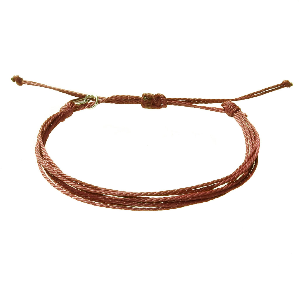 Sasha & Jo hazelnut brown friendship bracelet