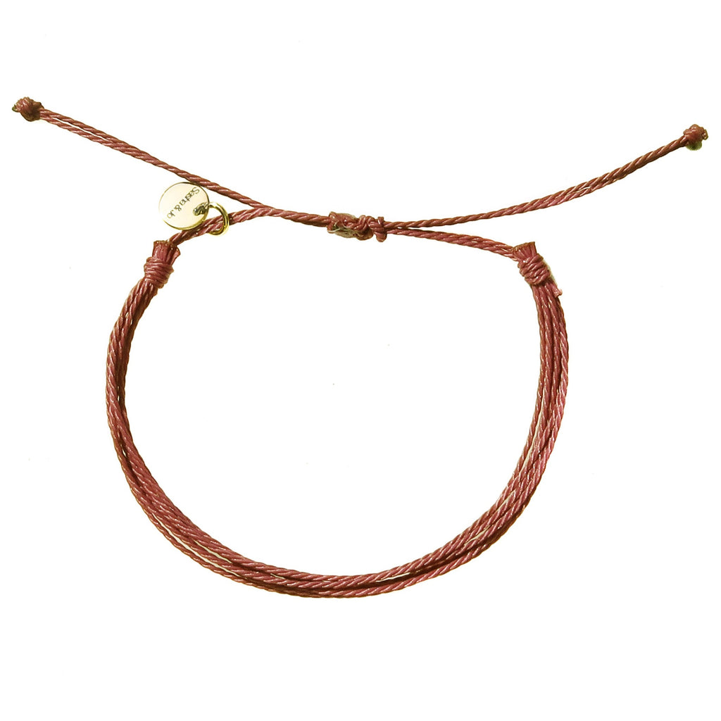 Sasha & Jo hazelnut brown friendship bracelet