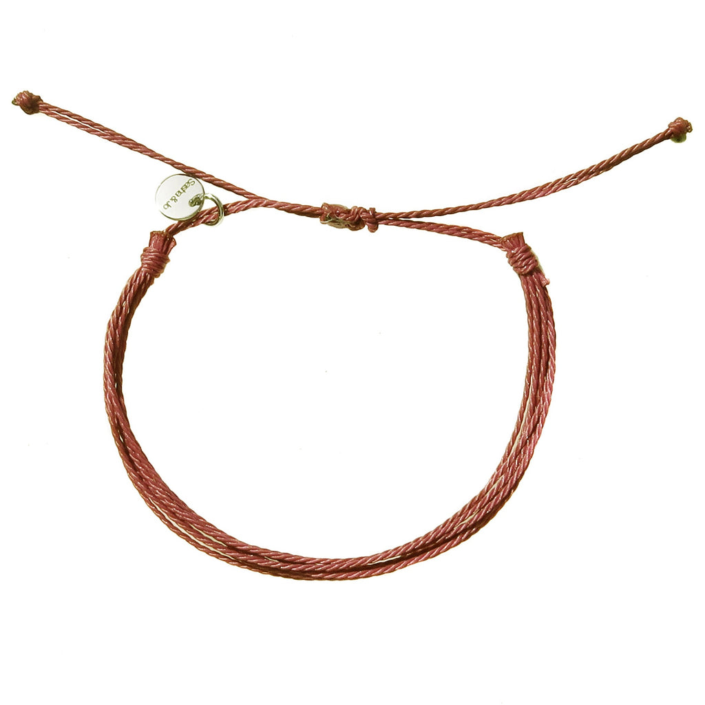 Sasha & Jo hazelnut brown friendship bracelet