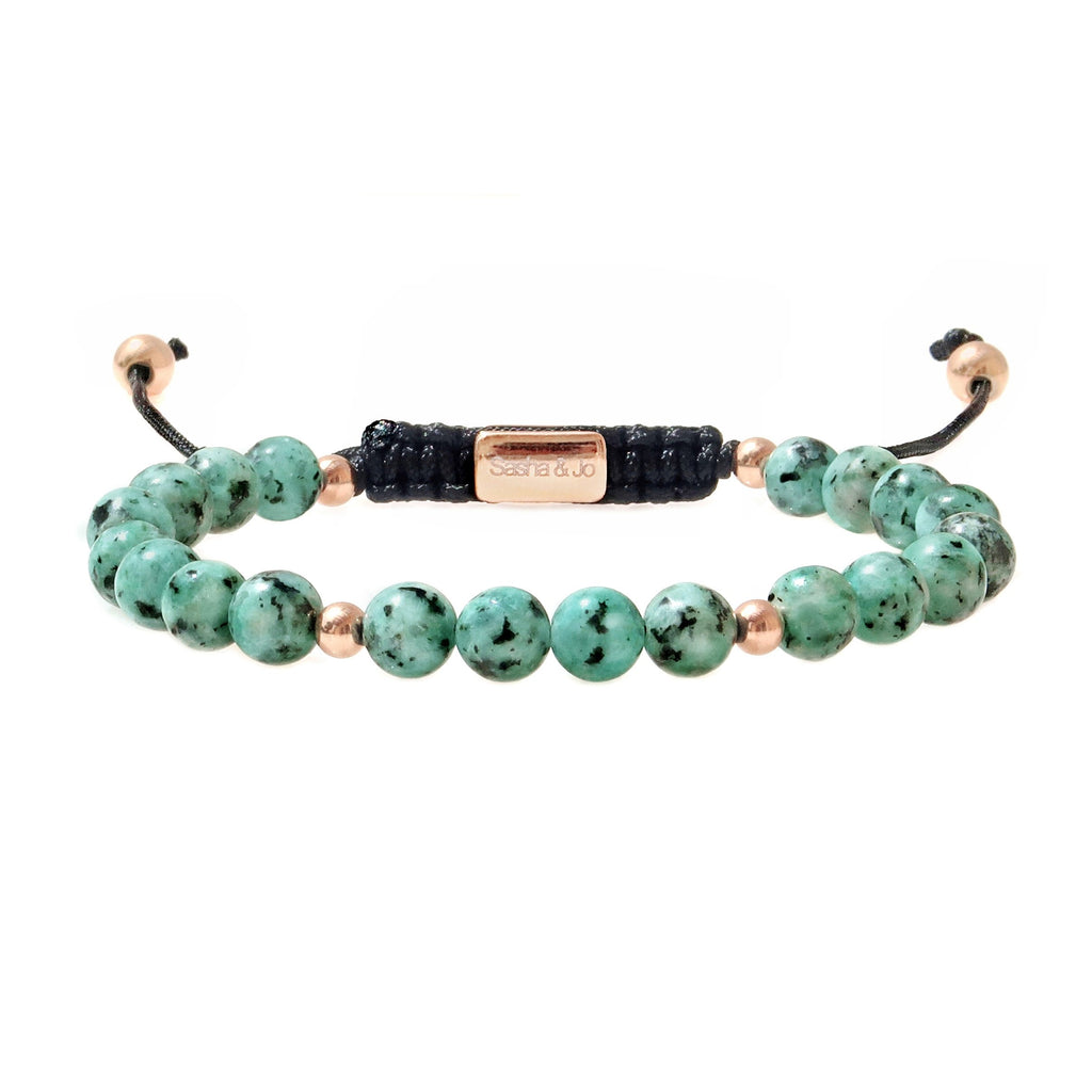 Sasha & Jo jade green bracelet