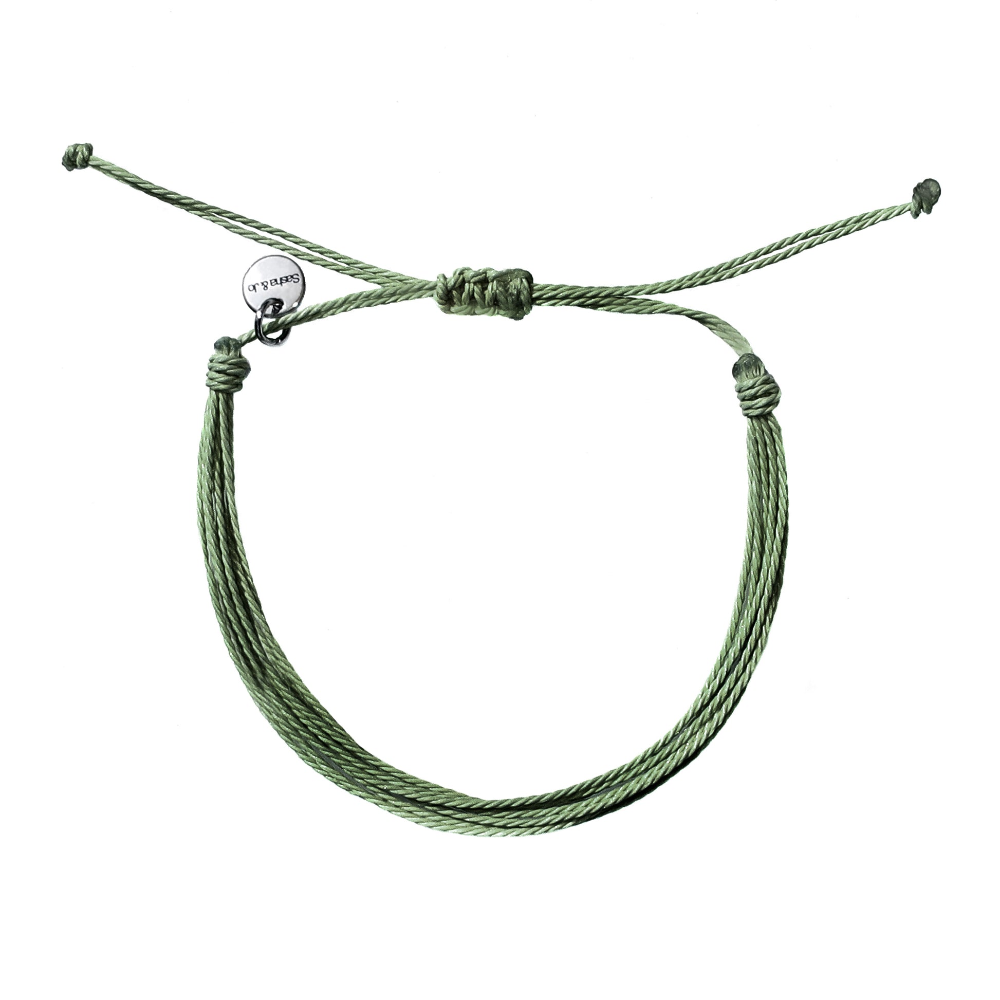 Sasha & Jo khaki friendship bracelet