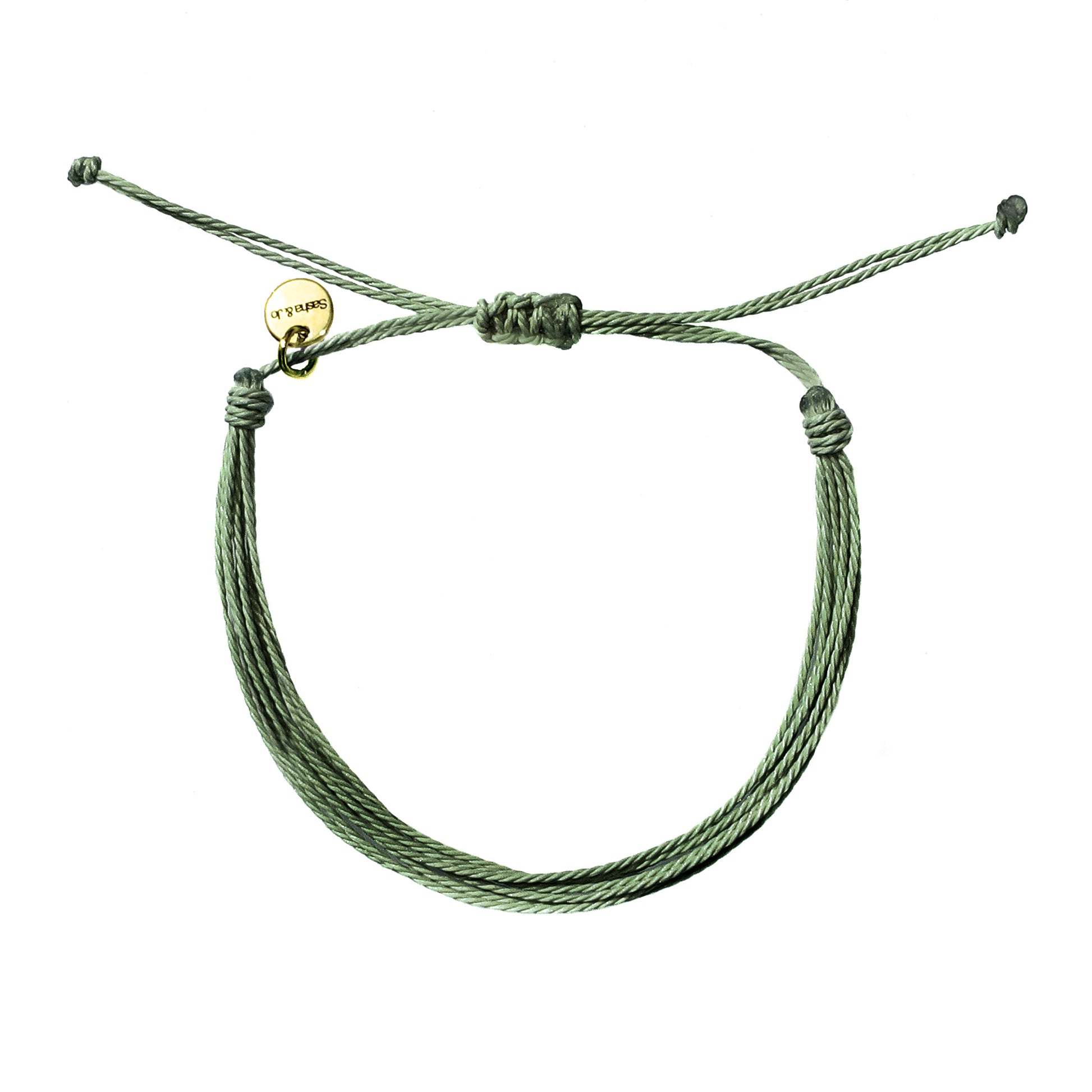 Sasha & Jo khaki friendship bracelet