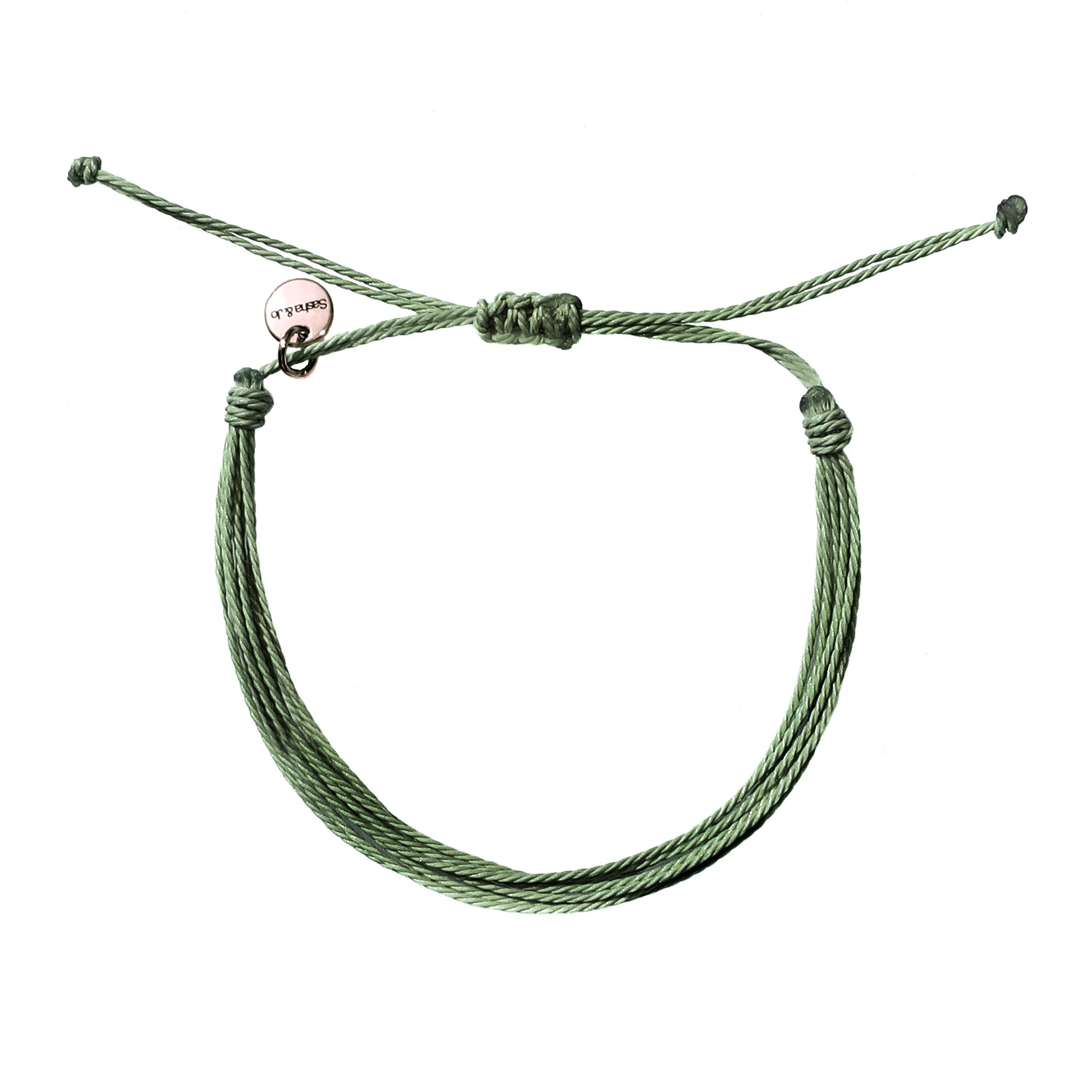 Sasha & Jo khaki friendship bracelet