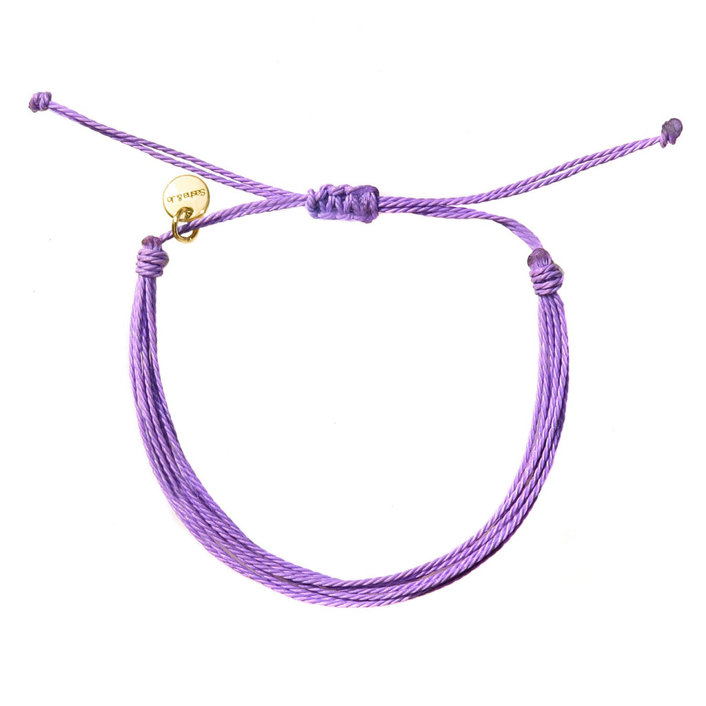 Sasha & Jo lavender friendship bracelet