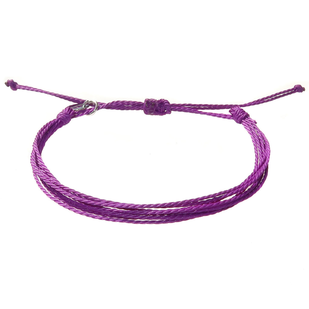 Sasha & Jo mauve friendship bracelet