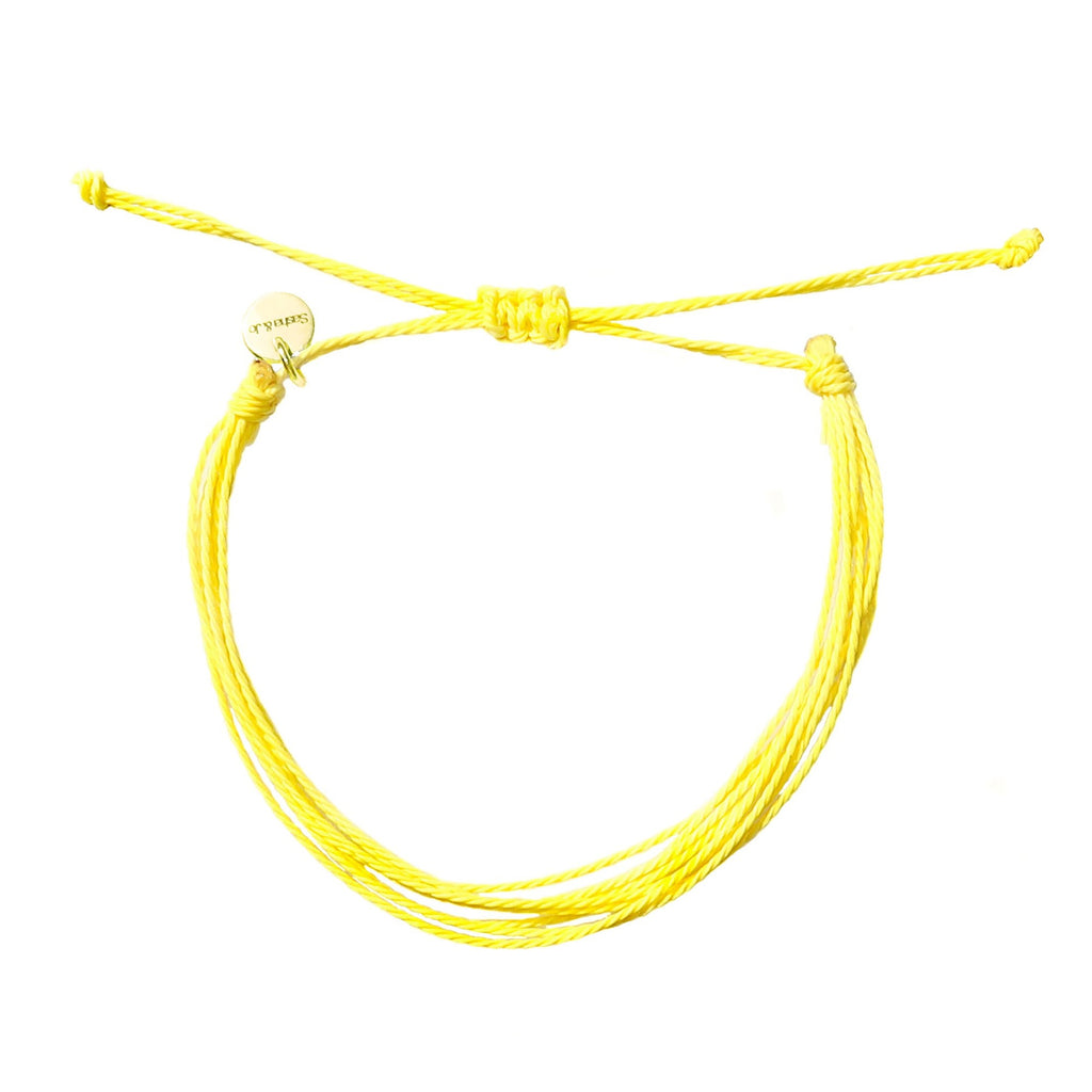Sasha & Jo yellow mimosa friendship bracelet