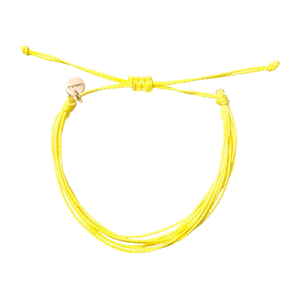 Sasha & Jo yellow mimosa friendship bracelet