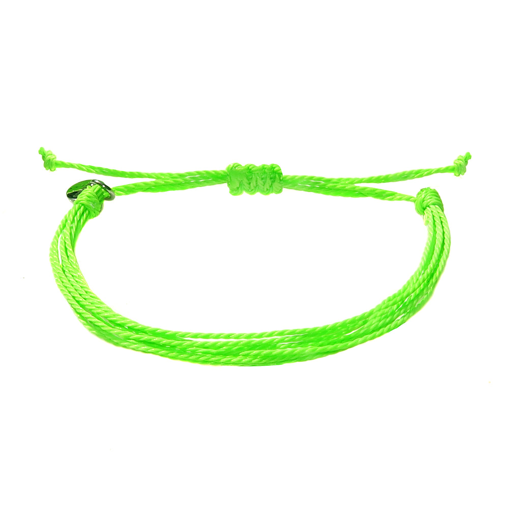 Sasha & Jo neon green friendship bracelet