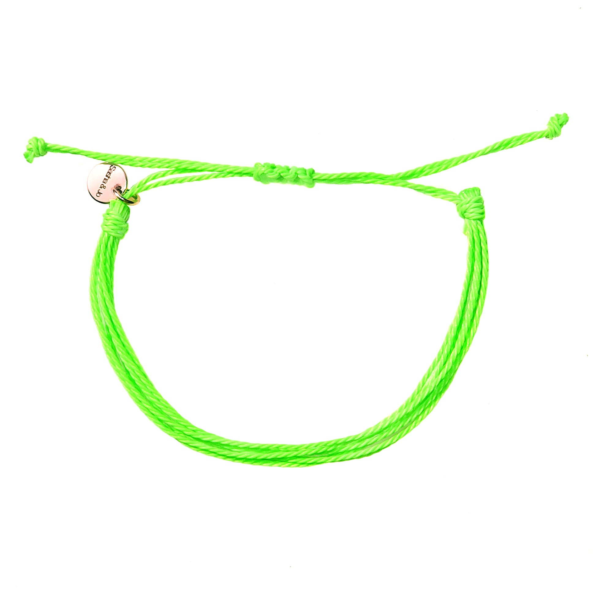 Sasha & Jo neon green friendship bracelet