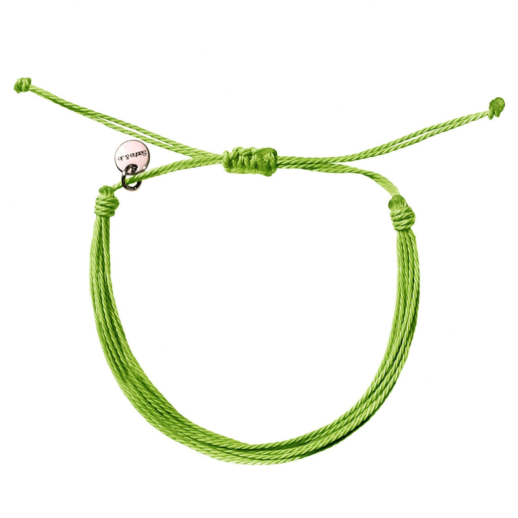 Sasha & Jo olive green friendship bracelet