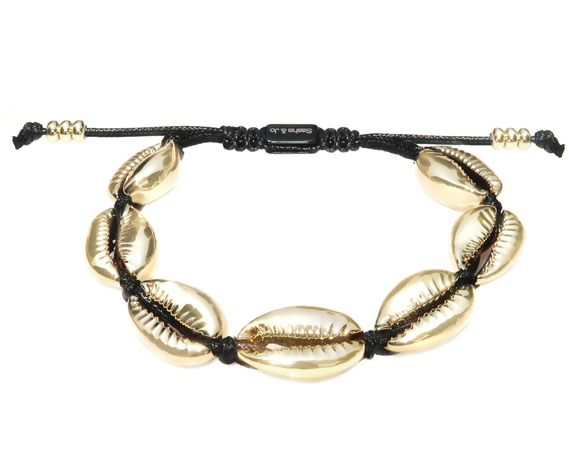 Sasha & Jo natural cowrie shell bracelet