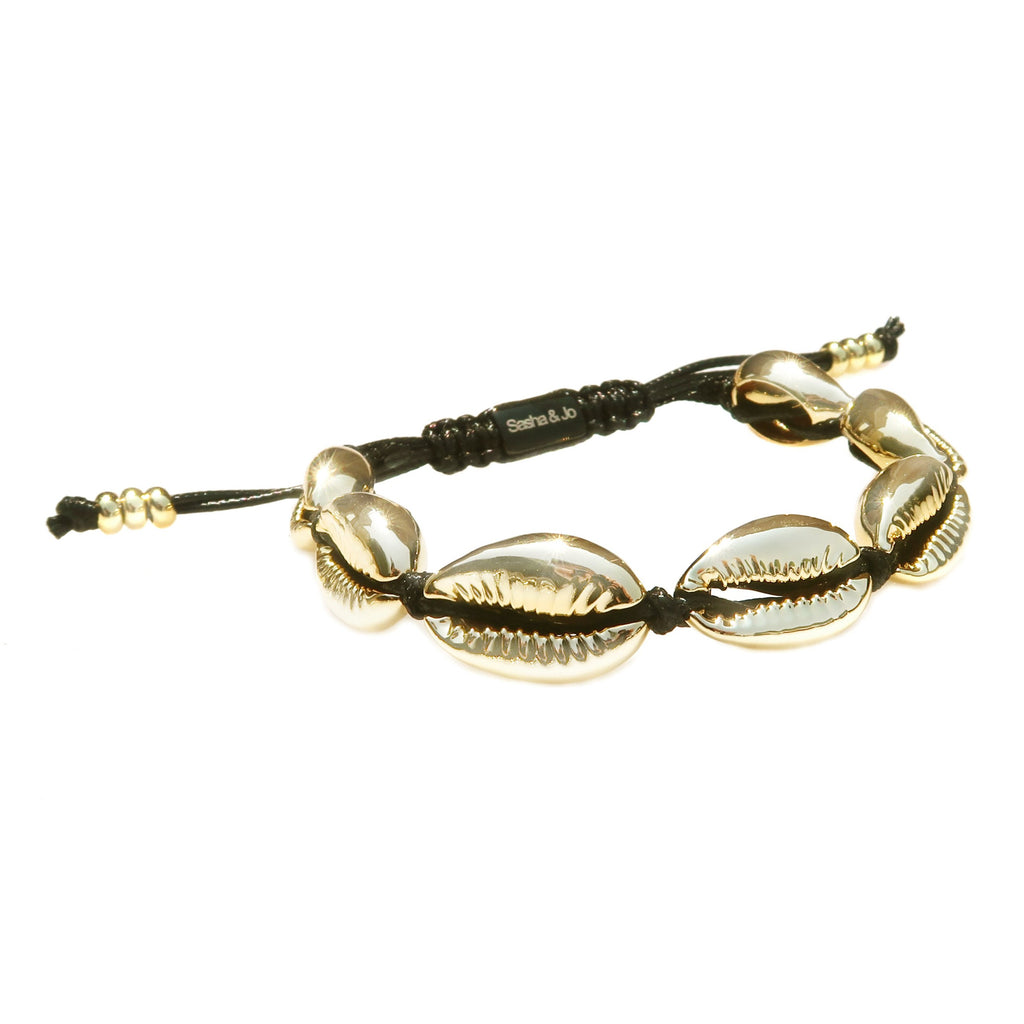Sasha & Jo natural cowrie shell bracelet